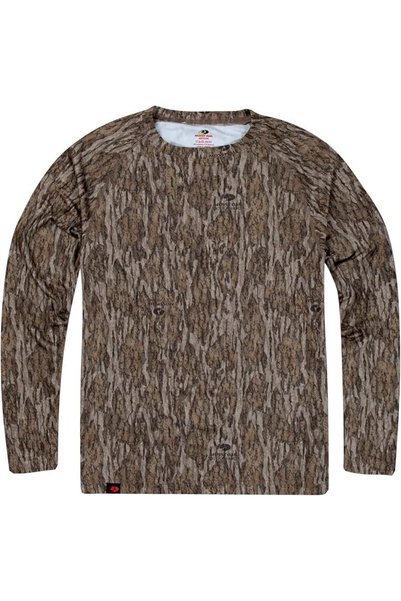 Mossy Oak قمصان صيد مموهة للرجال بأكمام طويلة