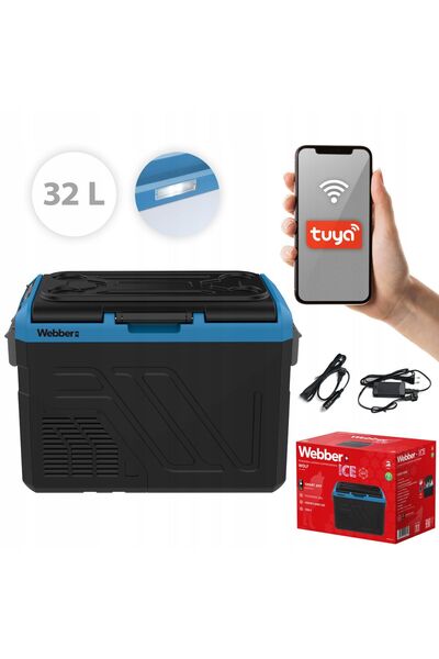 WEBBER Frigider Auto cu Compresor WOLF LK-032, 32L, -22°C, Bluetooth, 12/24V