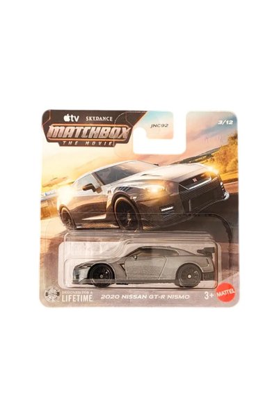 Matchbox Car Model, Nissan GT-R NISMO 2020, grey, 1:64 scale