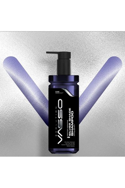 VASSON Anti-Orange Color Balancing Purple Shampoo with Keratin - Keratin Silver Shampoo 370 ml