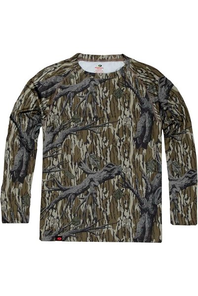 Mossy Oak قمصان صيد مموهة للرجال بأكمام طويلة