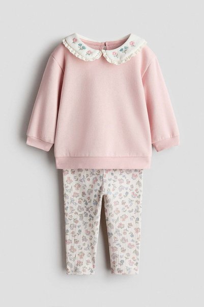 H&M 2-piece top and leggings set