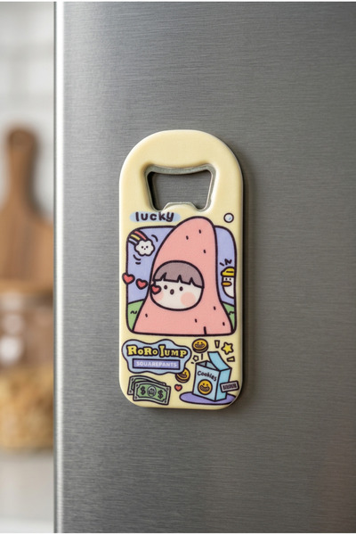 Okapi Kawaii Lucky Written Patrick Costume Figured Refrigerator Magnet Opener