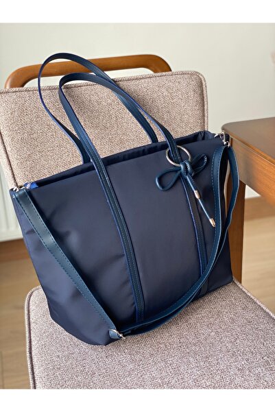 Bagzone Bow Detailed Large Internal Volume Shoulder and Arm Bag Briefcase Notebook Bag En45 Size30