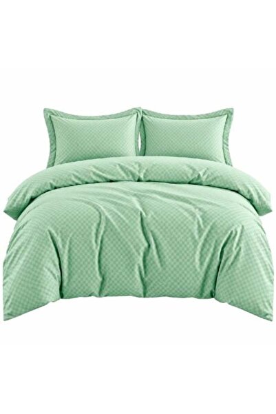 Warehouse Light green 4-piece bedspread set - 40% cotton and 60% polyester