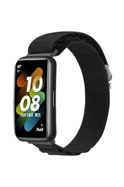 XGSM Curea din nailon pentru Huawei Band 7, Negru
