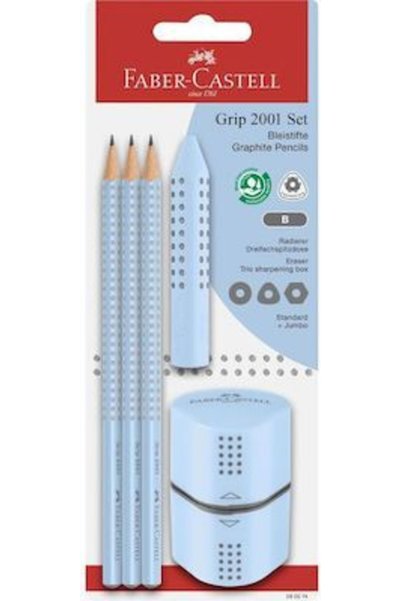 Faber Castell Μολύβι Faber-Castell με Γόμα Γαλάζιο (129580074)