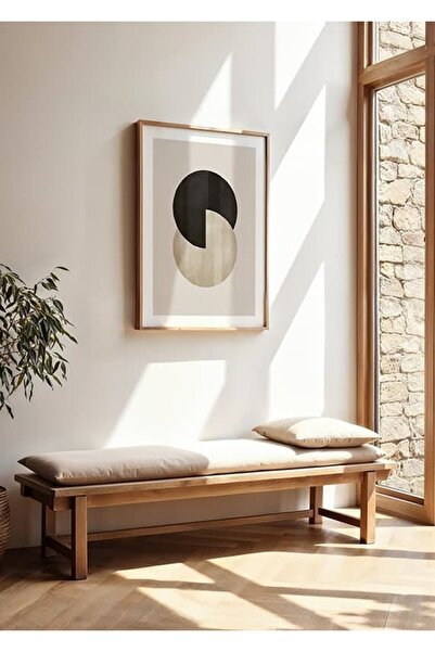 KEYFHOME Decupaje abstracte No1 Tablou MDF înrămat în lemn Poster Decor de pe...
