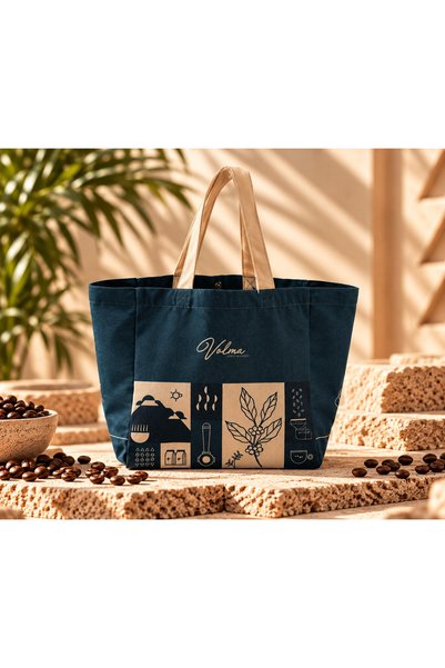 Volma Coffe Roastery Totto Bac Folma Large – Canvas Bag for Work and University