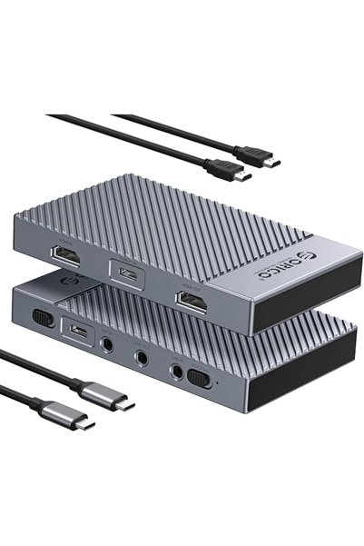 Orico بطاقة التقاط HDMI محمولة بدقة 4K عبر USB، تدعم حتى 4K@60Hz، متوافقة مع ...