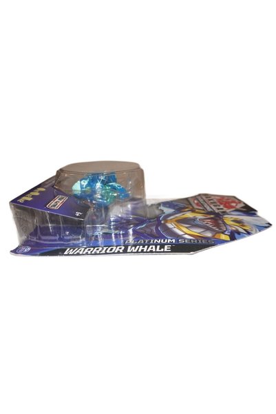 BAKUGAN Figurină Evolutions Warrior Whale, albastră, True Metal, seria Platinum