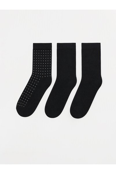 LC Waikiki Polka Dot Men's Socks from Uzg Store for Style Enthusiasts, 3-Piec...