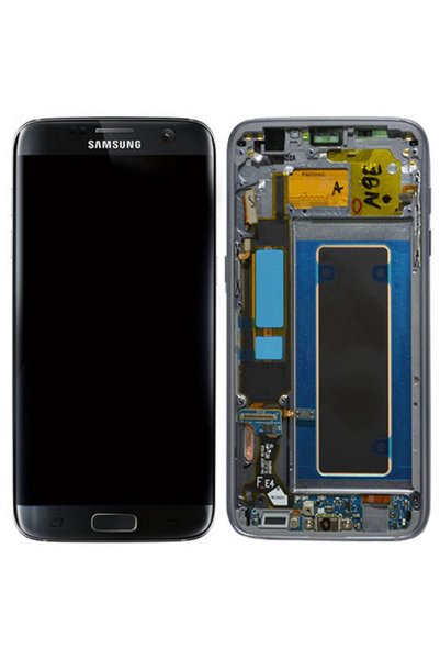Samsung Γνήσια Οθόνη LCD και Μηχανισμός Αφής για Galaxy S7 Edge G935 - Μαύρο ...