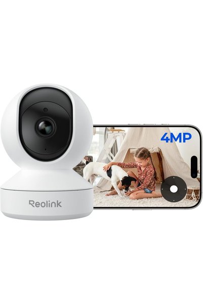 Reolink كاميرا أمان داخلية E1 بدقة 2K و4 ميجابكسل، جهاز مراقبة للأطفال/الحيوا...