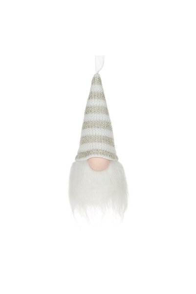OEM Ornament de Crăciun Figurină Gnome cu LED Bej Șampanie și Căciulă cu Dung...