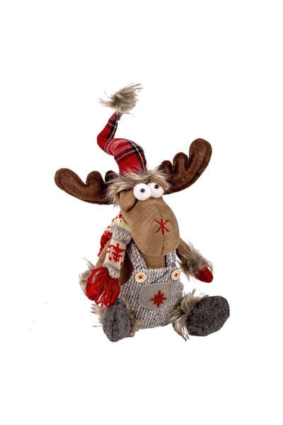 OEM Figurină Decorativa de Crăciun Ren 20 cm – Decor Festiv pentru Casă și Brad