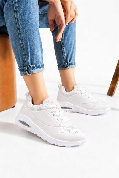 AlbiShoes Ženske udobne i moderne tenisice sa vezicama za svakodnevnu upotreb...