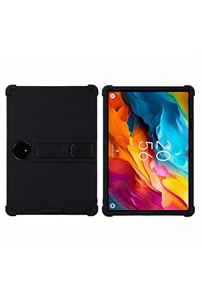 OEM Θήκη Σιλικόνης με Βάση Στήριξης για το Tablet TCL NxtPaper 14 - Μαύρο