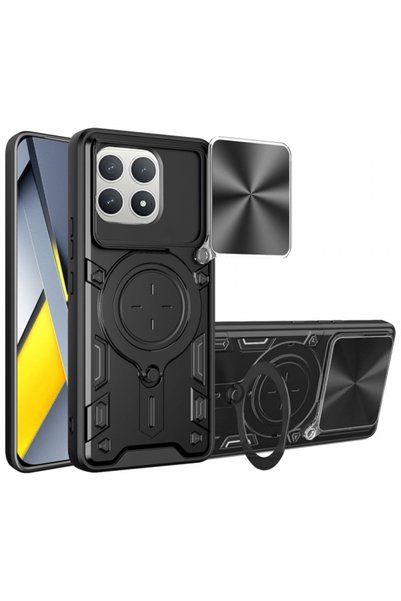 Techsuit Husa pentru Xiaomi Poco F8 Pro, Techsuit, CamGuard Pro, Neagra
