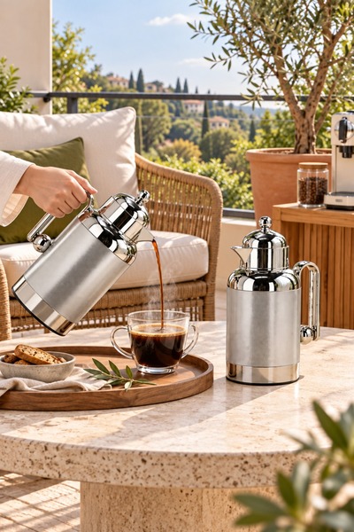 Generic Luxury Mesh Pattern Shiny Nickel Silver Steel Hospitality Tramss Set ...