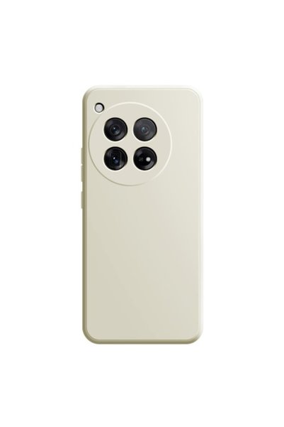 OEM Θήκη Σιλικόνης TPU με Μαλακή Εσωτερική Επένδυση για OnePlus 12 5G - Μπεζ