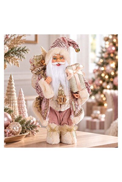 OEM Figurină Realista de Crăciun Mos Crăciun cu Sac si Felinar 31 cm – Decor ...