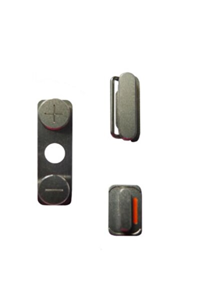 OEM Apple 3 Πλήκτρα (Power/ Volume/ Mute) για iPhone 4 - Μαύρο