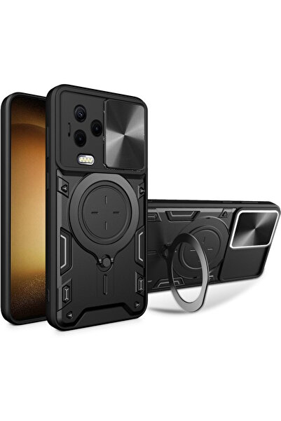 XGSM Husă blindată pentru Infinix Note 12 2023, cu suport și placă pentru pri...