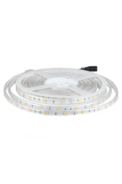 V-TAC Bandă LED SMD5050 30 LED-uri/m 3000K IP65 5M