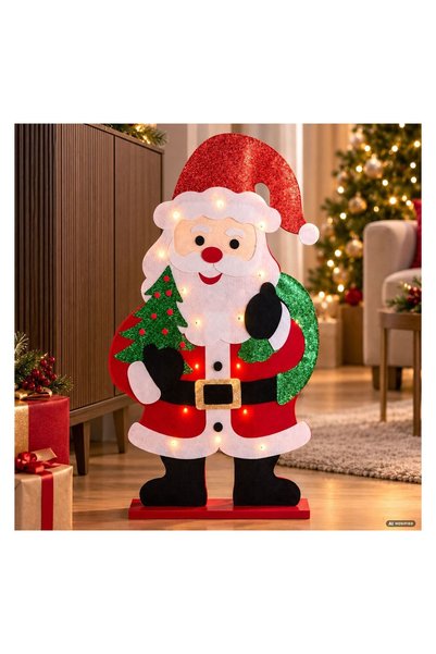 OEM ~Figurină PASLA MOS Crăciun – Decor Festiv pentru Casă și Brad
