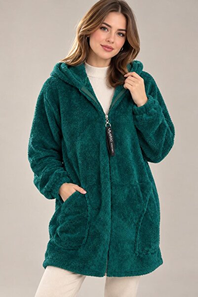Orly More Peluş Teddy Fermuarlı Ceket