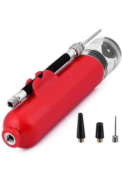 Arabest Ball Pump, Compact Portable Hand Air Inflator with Needle Storage, Du...