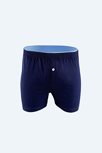 mintev Navy Blue Towel Waist Men's Boxer 032 (5 Pieces)