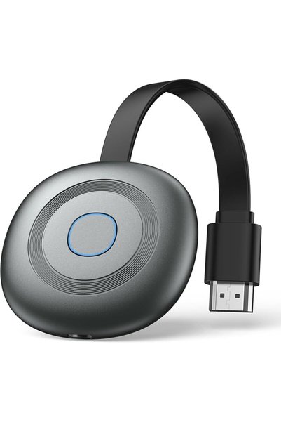 KASTWAVE محول عرض لاسلكي HDMI، جهاز استقبال 4K Miracast AirPlay للآيفون والآي...