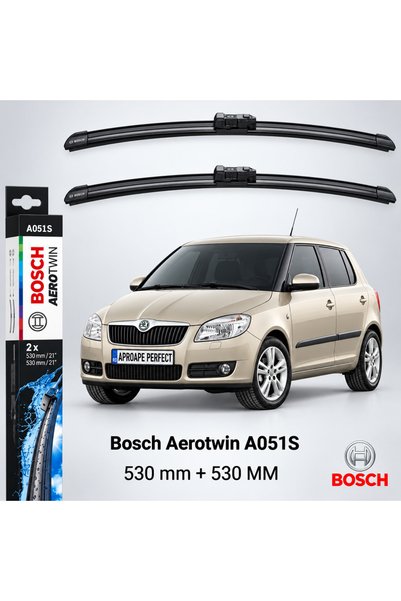 Bosch Lame ștergătoare Skoda Fabia II 542 2006–2014 |   A051S –