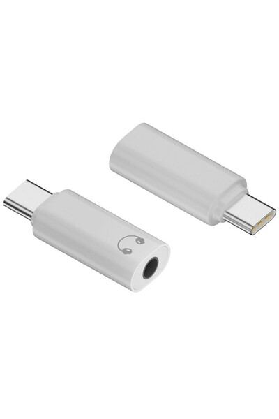 OEM Αντάπτορας Ήχου Type-C σε 3.5 Θηλυκό Aux - Λευκό