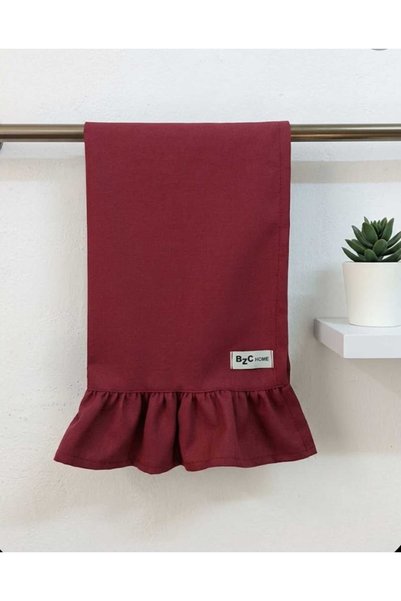BZC HOME premium kalite bordo rengiyle satışta fırın ve kurulama bezi