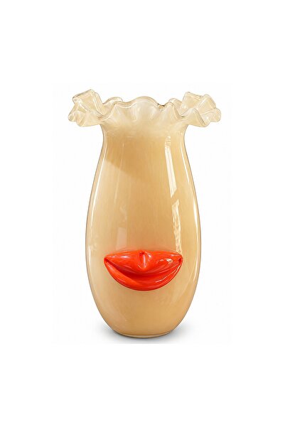 HEDİYE FİKRİ Decorative Glass Vase 35 X 18 cm