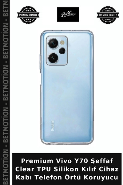 Generic Brand Premium Vivo Y70 Transparent Clear Tpu Silicone Case Device Cov...