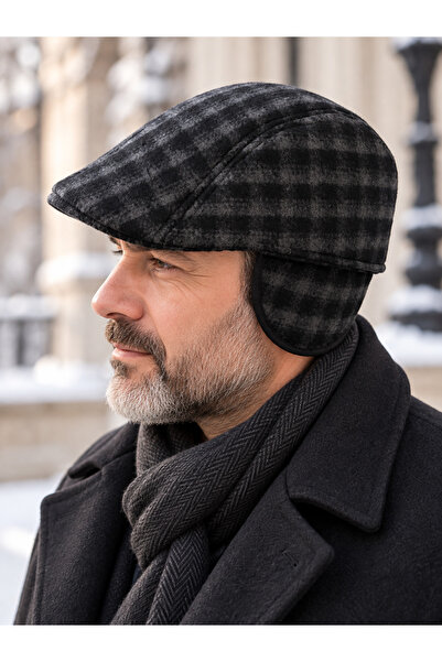 FEEMELS Debela zimska kapa za zaštitu ušiju i vrata - Tata kapa - Beanie kapa