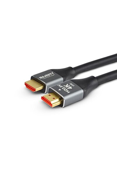 majesty كابل HDMI 2.0 فائق السرعة - يدعم 18 جيجابت في الثانية، 4K@60Hz، 2K@14...
