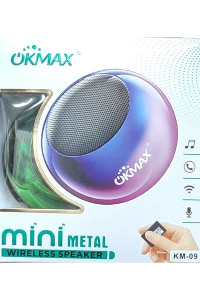 OKMAX مكبر صوت لاسلكي معدني صغير