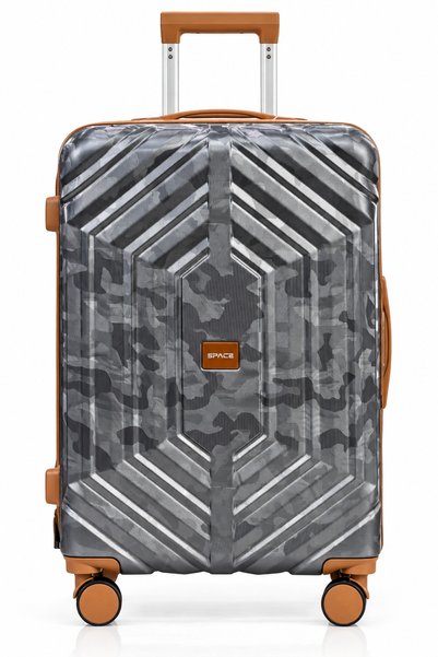 LUGGAGEMARKETİM مجموعة حقائب سفر SPACE الموديل 1782 مكونة من 3 قطع - هيكل صلب من مادة ABS - حقيبة كبيرة ومتوسطة وصغيرة للحمل