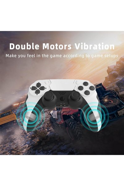 LYAROMIS وحدة تحكم لاسلكية لـ PS4/Slim/Pro، وحدة تحكم PS4 بتقنية البلوتوث مع ...