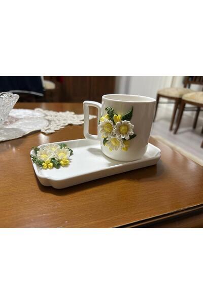 WARPELLA El yapımı soğuk seramik çay fincanı tekli iki parca