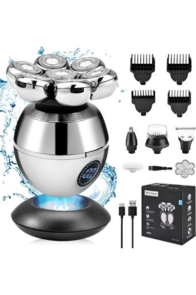 GENERAL Electric Head Shaver Upgrade, 7 Head Men’s 6-in-1, Multifunctional Ra...
