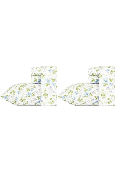 Laura Ashley Home - Sateen Collection - Sheet Set - 100% Cotton, Silky Smooth...