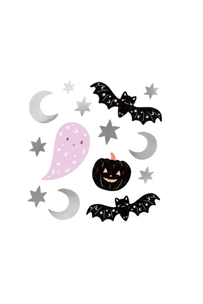 Partydeco Autocolante de perete de Halloween NNS3