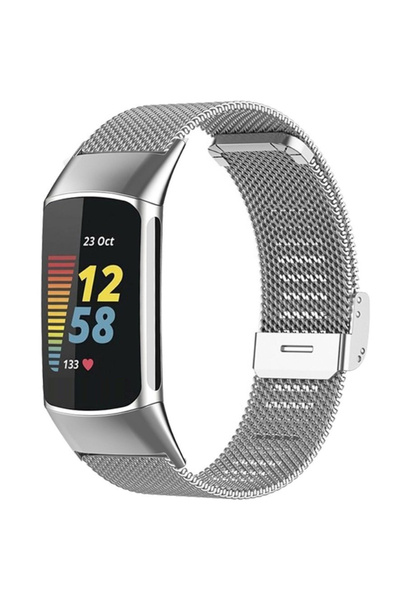 XGSM Brățară pentru Fitbit Charge 5, Argintiu