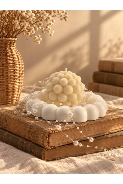 Deluxe Studio Candle Lumânare de lux tip sferă cu bule